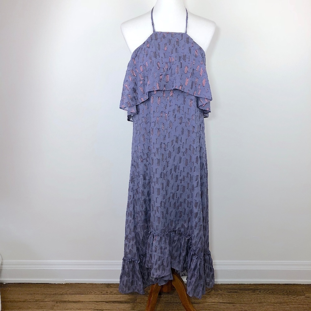 NWT Ella Moss Stargazer Purple Dress, sz M